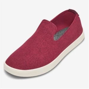 VGUC Allbirds Wool Slip On Loungers Red Size 10